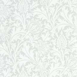 Pure Thistle Wallpaper Grey Blue