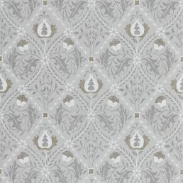 Pure Trellis Wallpaper Lightish Grey