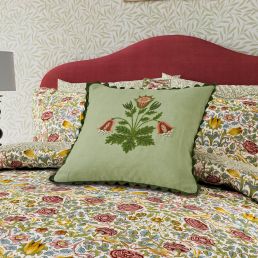 Rose Cover Bedding Set, Green/Rose Green/Rose