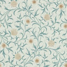 Scroll Wallpaper Loden/Slate