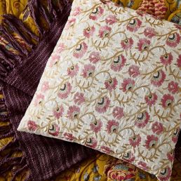 Seasons By May Woven Throw, Aubergine Aubergine