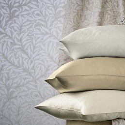 Silk Standard Pillow Case, Silver Silver