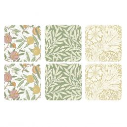 Simply Mixed Coasters Set of 6, Multi Multi