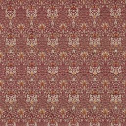 Snakeshead Fabric Claret/Gold