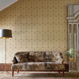 Snakeshead Wallpaper Stone/Cream