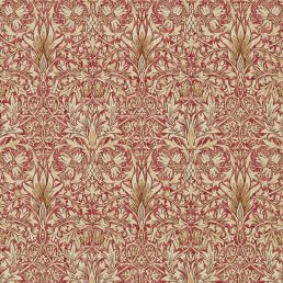 Snakeshead Wallpaper Madder/Gold