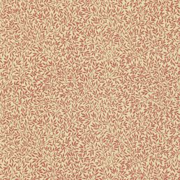 Standen Wallpaper Beige/Brick Red