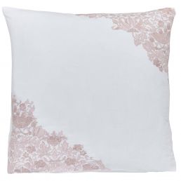 Strawberry Thief - Severne Pillowcase Square, Cochineal Pink Cochineal Pink