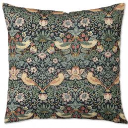 Strawberry Thief Outdoor Cushion, Thicket Dawn Thicket Dawn