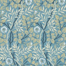 Sweet Briar Wallpaper Mineral/Linen