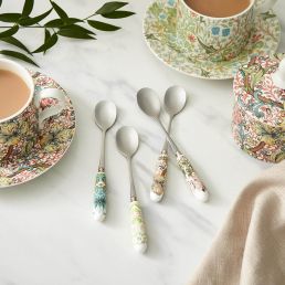 Teaspoon Set of 4, Multi Multi