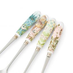 Teaspoon Set of 4, Multi Multi