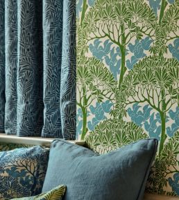 The Savaric Wallpaper Garden Green