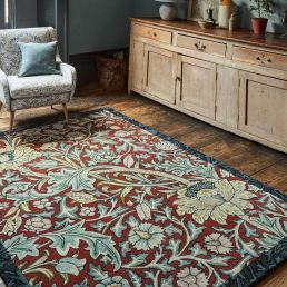 Trent rug Madder Red/Webbs Blue 43956-200512 Madder Red/Webbs Blue