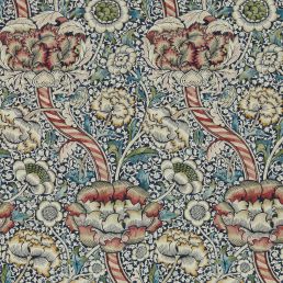 Wandle Wallpaper Indigo/Madder