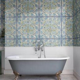 Wilhelmina Wallpaper Indigo