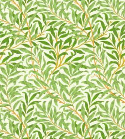 Willow Boughs Wallpaper Leaf Green