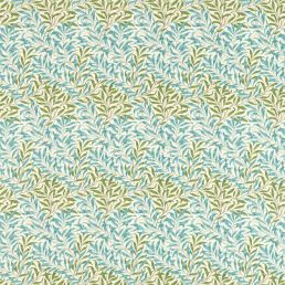 Willow Bough Outdoor Fabric Nettle/Sky Blue