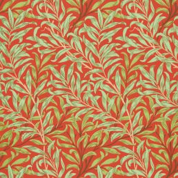 Willow Boughs Wallpaper Tomato/Olive