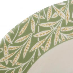 Willow Pasta Bowls Set of 4, Green Green