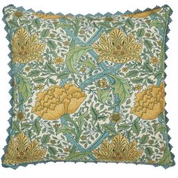 Windrush Cushion, Sage & Indigo Sage & Indigo