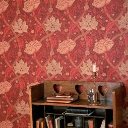 Windrush Wallpaper Aubergine/Wine